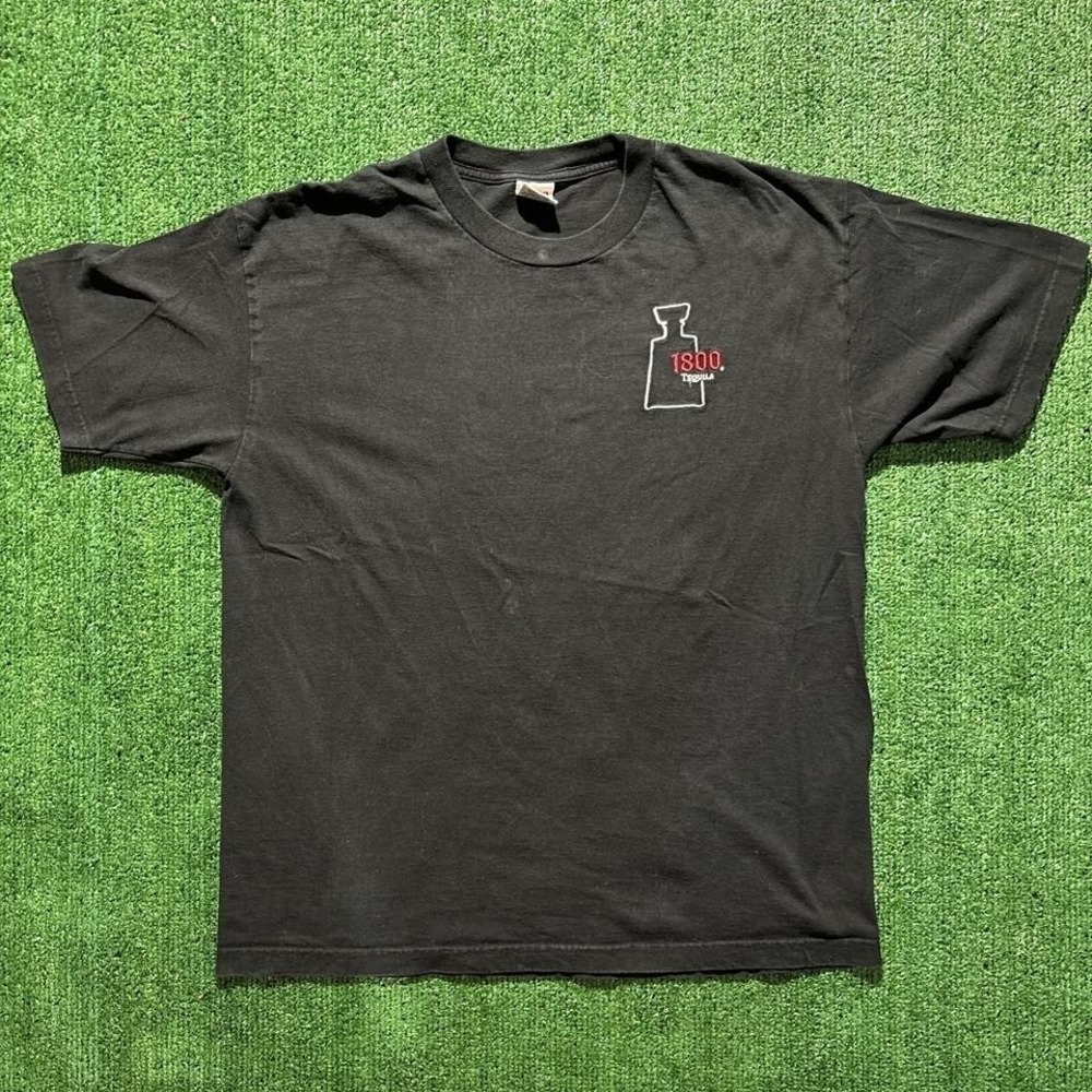 Vintage 1800 tequila graphic t-shirt Mens Size Large